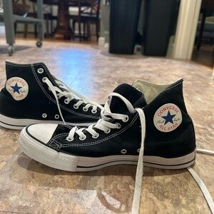 Converse Black Canvas High-Tops - Unisex